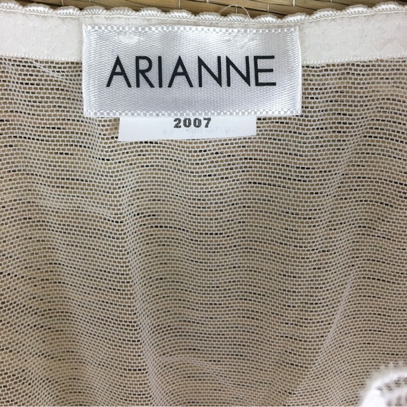 ARIANNE LINGERIE NWT CATHERINE COLLECTION SOFT CUP BODYSUIT IN WHITE Size M / L - Picture 8 of 11